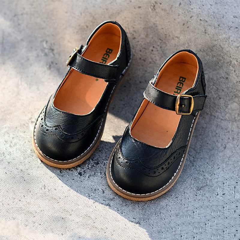 Step into Style and Comfort with Our Leather Baby Children's Shoes